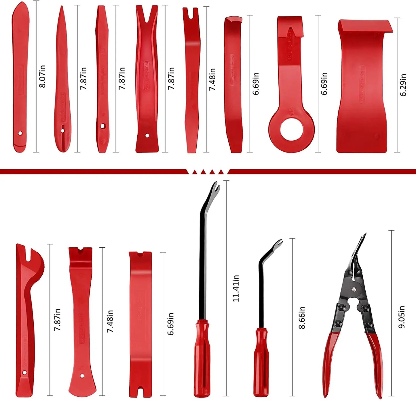 Car Interior Disassembly Kit – Plastic Trim Removal Tools & Clip Puller Set for DIY Auto Panel Work