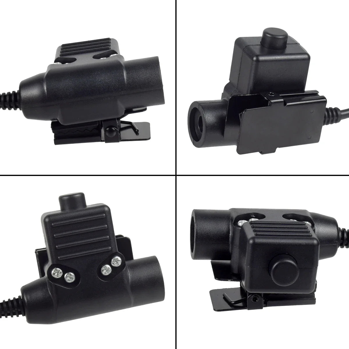Tactical Bowman Elite II Headset – U94 PTT Communication Headphone for Kenwood & Baofeng UV-5R Radio Accessory