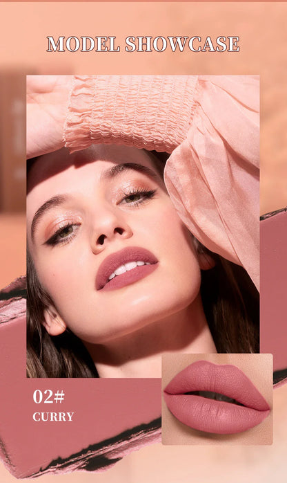 Twist-Up Lip Liner & Lipstick Pen – Multipurpose Velvet Matte Waterproof Lip Contour & Powder Blusher Rouge Makeup