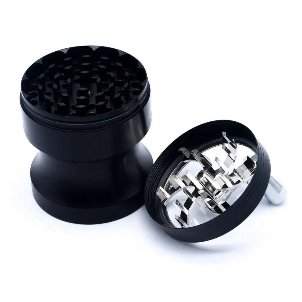 63mm 4-Layer Metal Herbal & Tobacco Grinder — Manual Spice Mill for Smoking Accessories