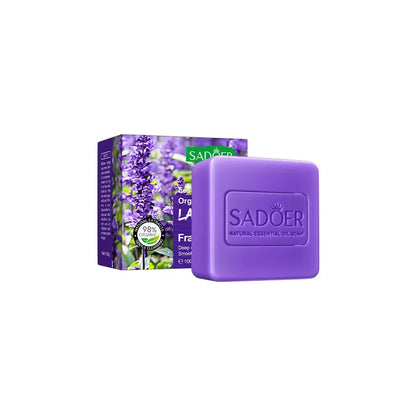 Peppermint Essential Oil Handmade Soap – Kojic Acid & Turmeric Brightening Body & Hand Cleansing Bar for Skin Whitening Care