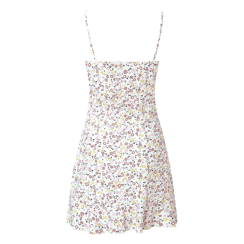 Women’s Sexy Casual Home Floral Camisole Dress - Comfortable Summer Skirt