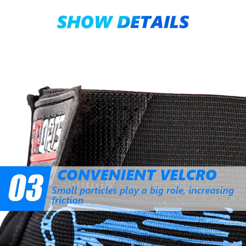Heavyweight Gym Training Gloves — Men & Women Half-Finger Non-Slip Weightlifting Gloves with Wrist Support