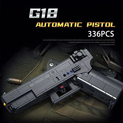 G18 Desert Eagle M1911 Pistol Gun Model – Military Series Building Blocks Toys for Kids and Boys