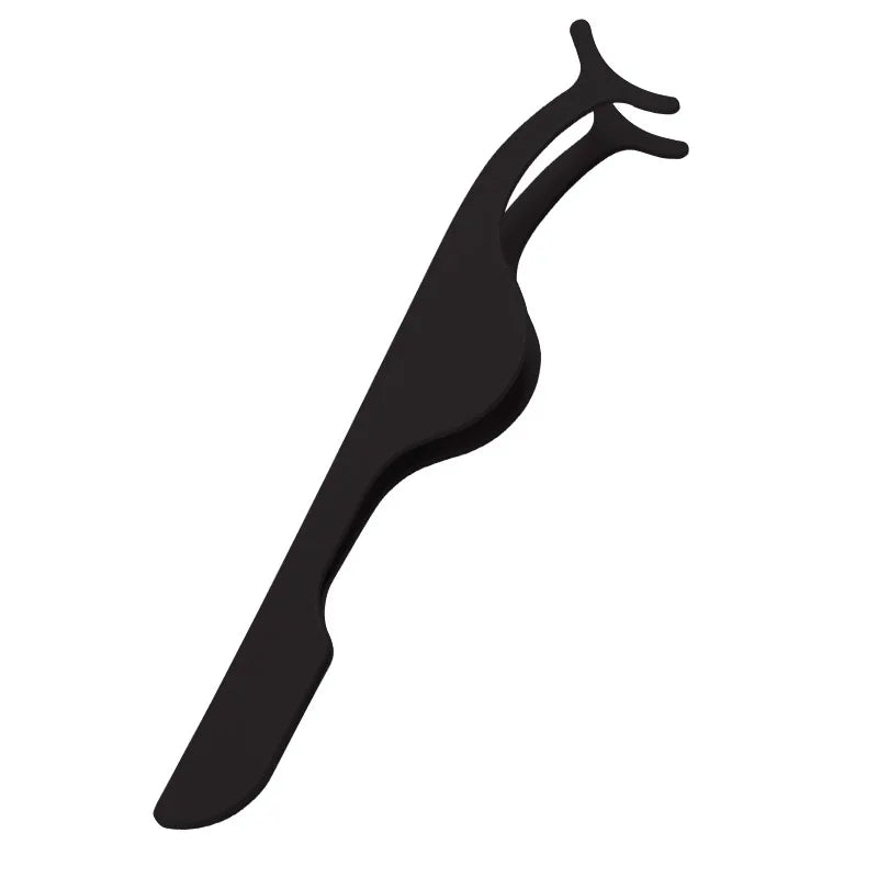 False Eyelash Applicator Tweezer – Professional Makeup Tool for Easy Mink Lash Application & Curling