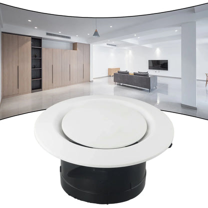 75-200mm ABS Ceiling Air Vent Grille – Adjustable Hot Air Diffuser Cover for Home Improvement