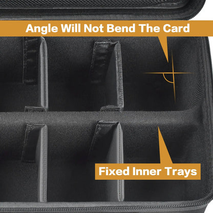 Trading Card Storage Box - Deck Boxes for 2700+ Standard Card Games, Travel Organizer Holder for TCG