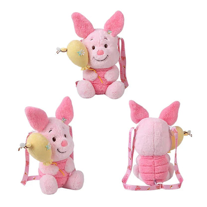 Disney Winnie the Pooh Piglet Plush Keychain — Cute Cartoon Doll Backpack Pendant | Kids Birthday Gift