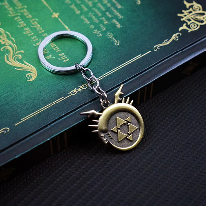 Edward Metal Arm Keychain – Anime Keyring Pendant for Men & Car Accessories