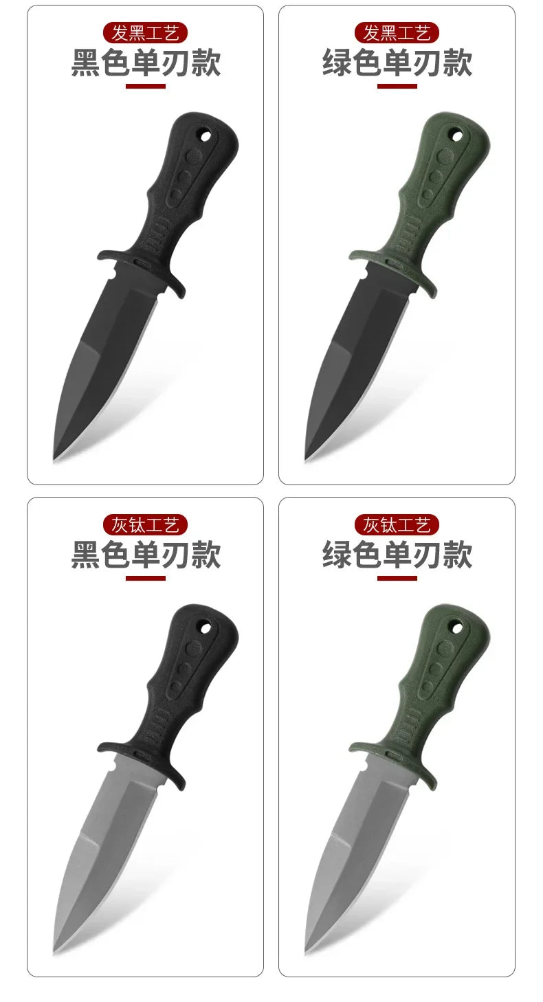 New Mini Tactical Neck Knife – Women's Self-Defense Outdoor Knife, Portable Camping & Fruit Knife