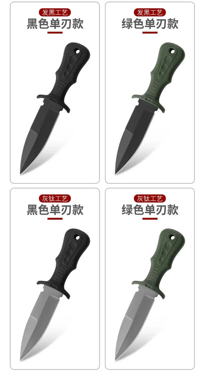 New Mini Tactical Neck Knife – Women's Self-Defense Outdoor Knife, Portable Camping & Fruit Knife