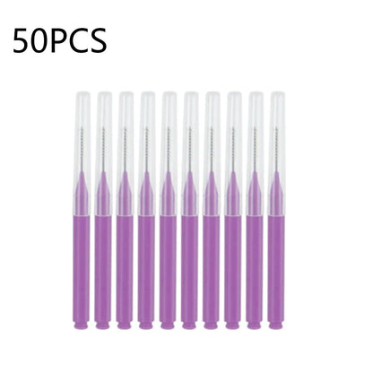 10/20/50PCS Mini Eyebrow & Lash Brushes – Disposable Bendable Brow Perm & Micro Eyelash Applicator Tools
