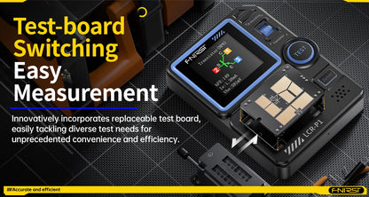 FNIRSI LCR-P1 Transistor Tester – Diode, Triode, Capacitance, Resistance, LCR & ESR Meter for NPN, PNP, MOSFET, IR Testing