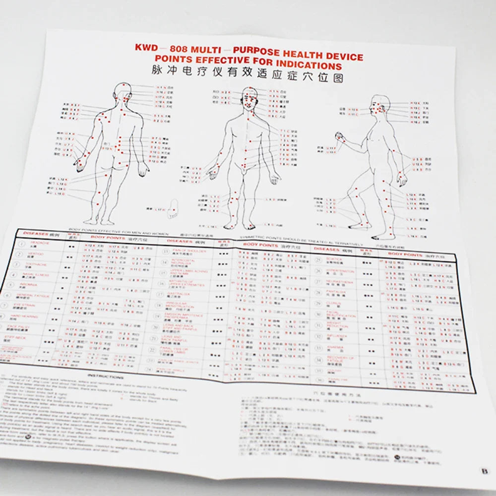 Electro Acupuncture Stimulator KWD808-I – Nerve & Muscle Therapy, 6 Waveforms, 6 Output EMS Massager