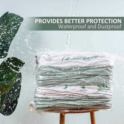TAILI Large Cubic Vacuum Storage Bags – Plastic Compression Bags for Clothes, Blankets & Travel Packing