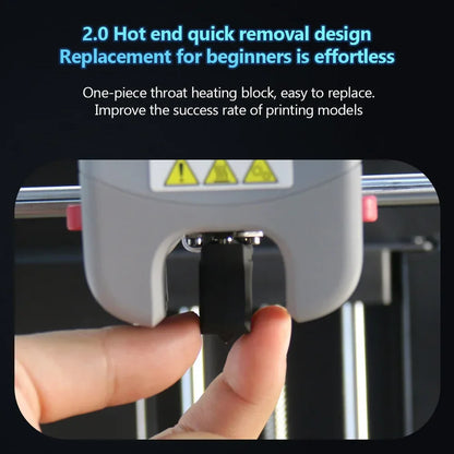 Hotend Kit for Flashforge Adventurer 5M/5M Pro - Ceramic Heating Block, 280℃ Hot End & Hard Steel Nozzle for 3D Printing