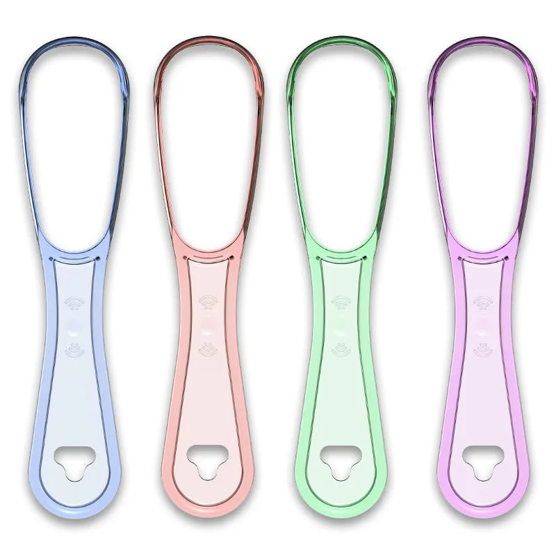 Multicolor Tongue Cleaner – Reusable Oral Scraper for Tongue Cleaning & Oral Hygiene