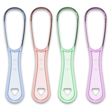 Multicolor Tongue Cleaner – Reusable Oral Scraper for Tongue Cleaning & Oral Hygiene