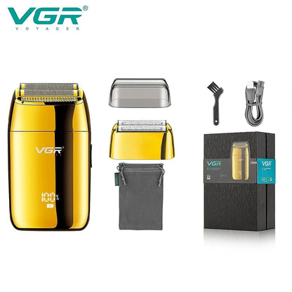 VGR V-399 Electric Shaver for Men – Professional Portable Beard Trimmer & Mini Razor