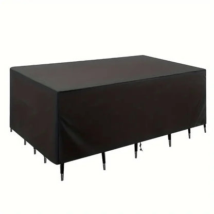 Waterproof Terrace Patio Furniture Cover - 210D Protective Cover Suitable for Outdoor Sofa Set