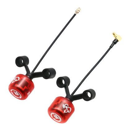 RUSHFPV Cherry 2 II 5.8G FPV Antenna — LHCP/RHCP SMA UFL IPEX MMCX for Freestyle Analog & Digital Drones