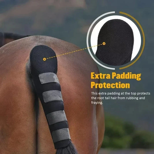 Horse Tail Ponytail Protective Bag – Mosquito-Proof Storage Cover for Equestrian Horse Tail Care