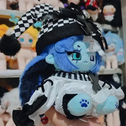 20cm Black Shadow Milk Cookie Plush Doll — Kawaii Cotton Cosplay Toy from Cookie Run Kingdom, Soft Plushie Gift