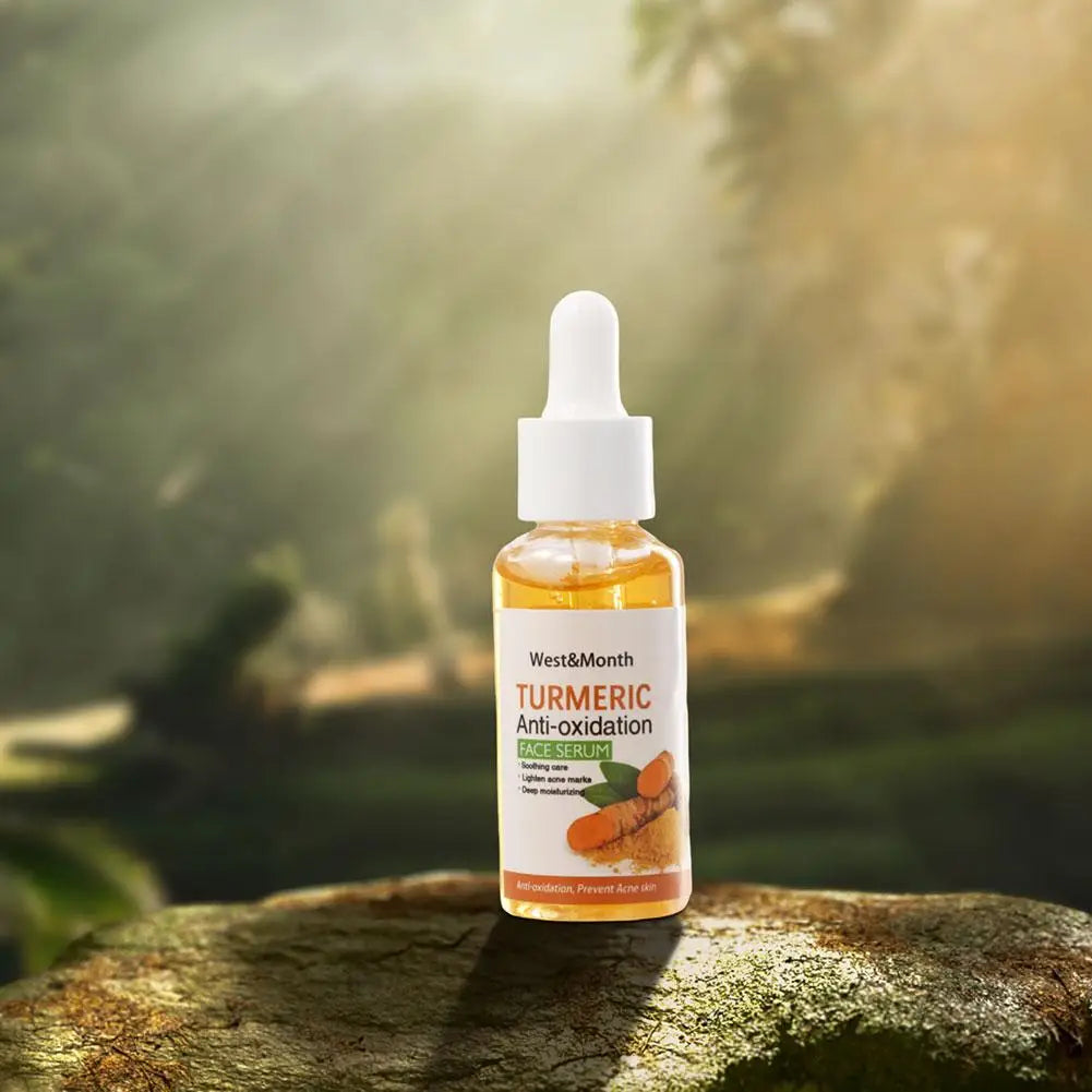 Turmeric Face Whitening Serum – Anti-Oxidation Dark Spot Corrector for Facial Brightening & Skin Clarity