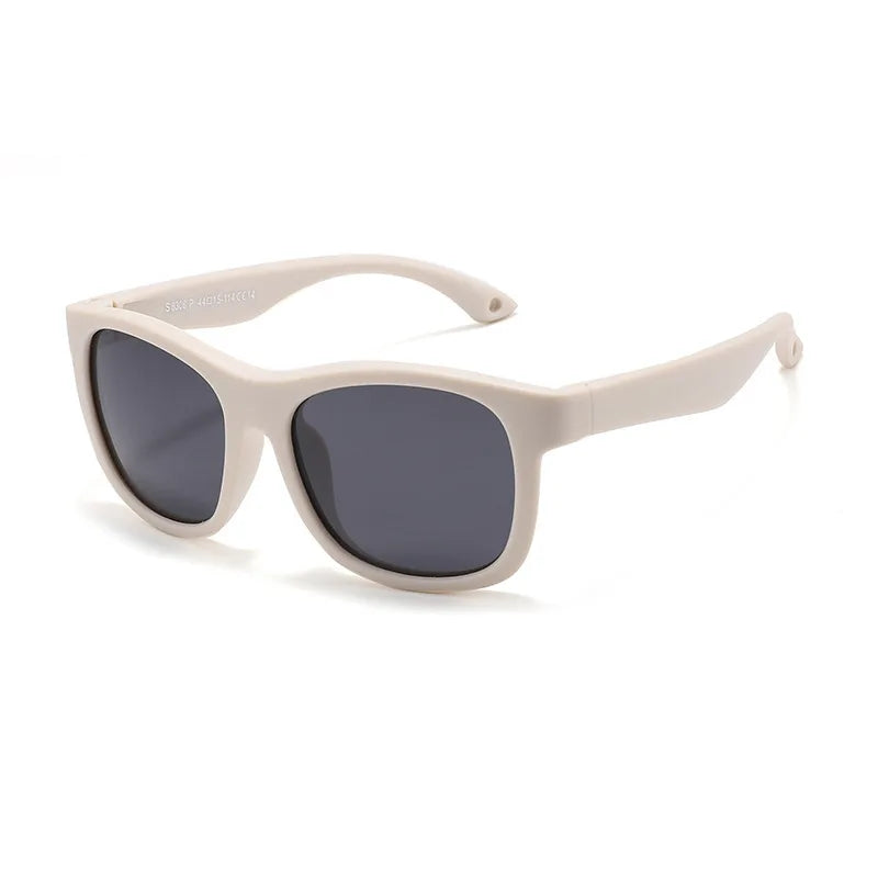 2025 Polarized Kids Sunglasses – UV400 Infant & Toddler Shades with Soft Frame and Safety Cord for Ages 1–3