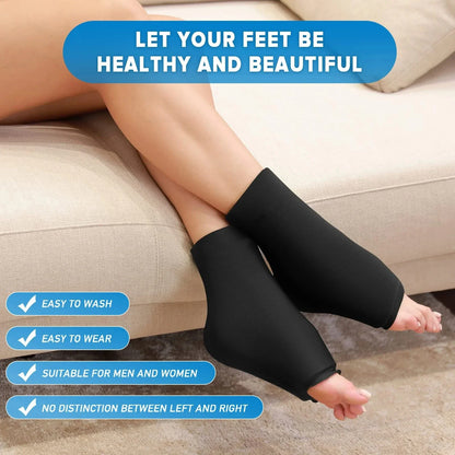 Reusable Gel Ice Pack for Feet — Hot & Cold Therapy for Achilles Tendonitis, Plantar Fasciitis & Swelling
