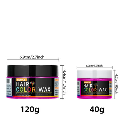 Halloween Hair Color Wax – Easy Wash DIY Temporary Hair, Eyebrow & Beard Dye Cream