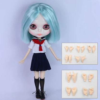 ICY DBS Blythe Doll 1/6 BJD – 30cm Joint Body Set with Random Eyes, Anime Girl Toy Gift