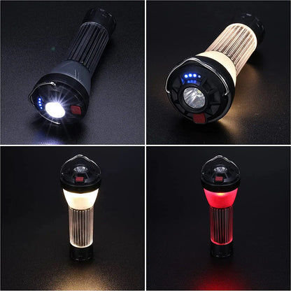 2200mAh Camping Lantern with Magnetic Base – LED Emergency Flashlight with 5 Lighting Modes, Blackdog Goal Zero Style