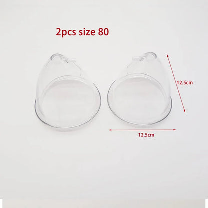 E-Cup Vacuum Suction Breast Enlargement & Body Massage Device, Multi-Function Cupping System for Neck, Back, Butt Lift & Nipple Care