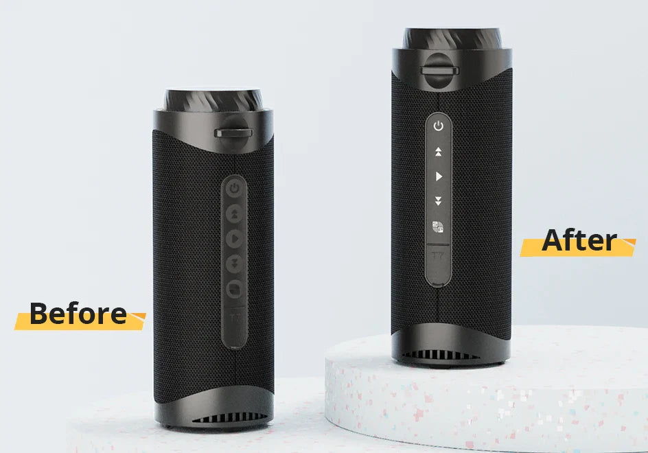 Tronsmart T7 Portable Bluetooth Speaker – 360° Surround Sound, LED Modes, True Wireless Stereo, APP Control