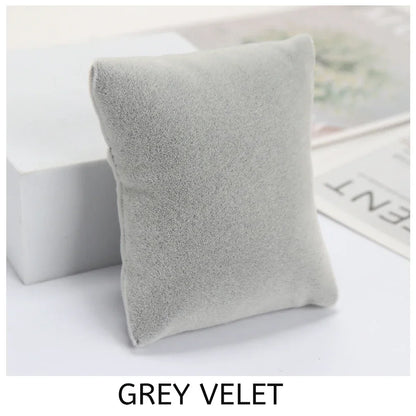 5-Color Fabric Jewelry Display Pillow – Beige Black Grey Bracelet & Watch Cushion Holder for Gifts & Wholesale DIY Accessories
