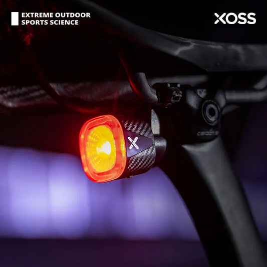 XOSS XR01 Bicycle Rear Light - Smart Auto Brake Sensing LED Taillight, Waterproof & Rechargeable Bike Accessory