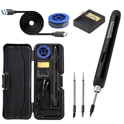 USB Wireless Digital Soldering Iron Kit – Cordless Electric Pen with Adjustable 300–450℃ Temperature