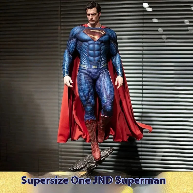 DC Series Justice League Superman GK Statue – Handmade Steel Man Collectible Model Ornament Gift