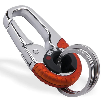 Stainless Steel Car Key Buckle - High-Quality Key Ring Key Chain Hook, Outdoor Carabiner Climbing Keyfob for Men, Gift