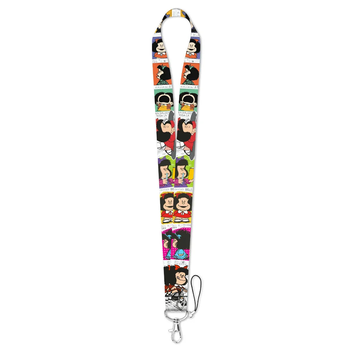 Cartoon Girl Credential Holder with Lanyard – Cute Neck Strap for Cards, Badges, Keys & Keychain Accessories