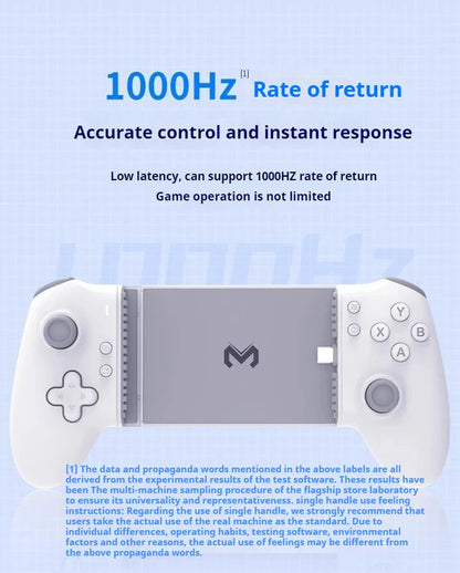 Memo S3 Gamepad Type-C Mobile Controller – Hall Effect Stretching Handle, Joystick for Android, PS Cloud Game, Customized