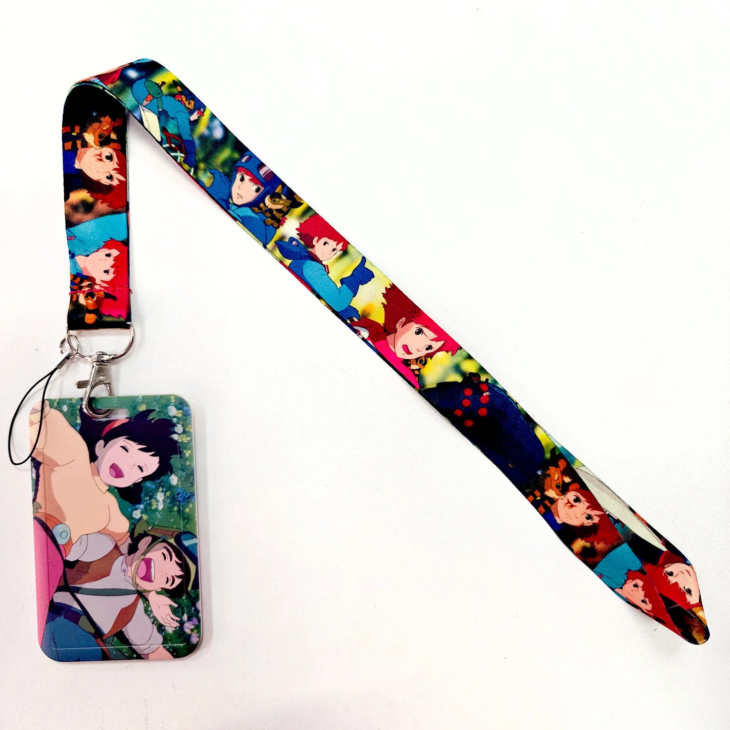 Anime Lanyard Keychain – Animated Mobile Phone & ID Card Holder, DIY Jewelry Accessory Wholesale