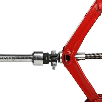 Scissor Jack Adapter — 1/2 Inch Chrome Vanadium Steel Wrench Tool for Automotive Jack & Impact Drill Sockets