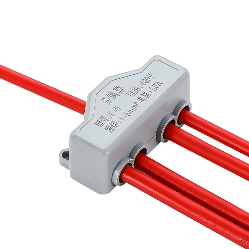 High Power Wire Splitter Connector — Brass Terminal Block for Large Current Electrical Splice