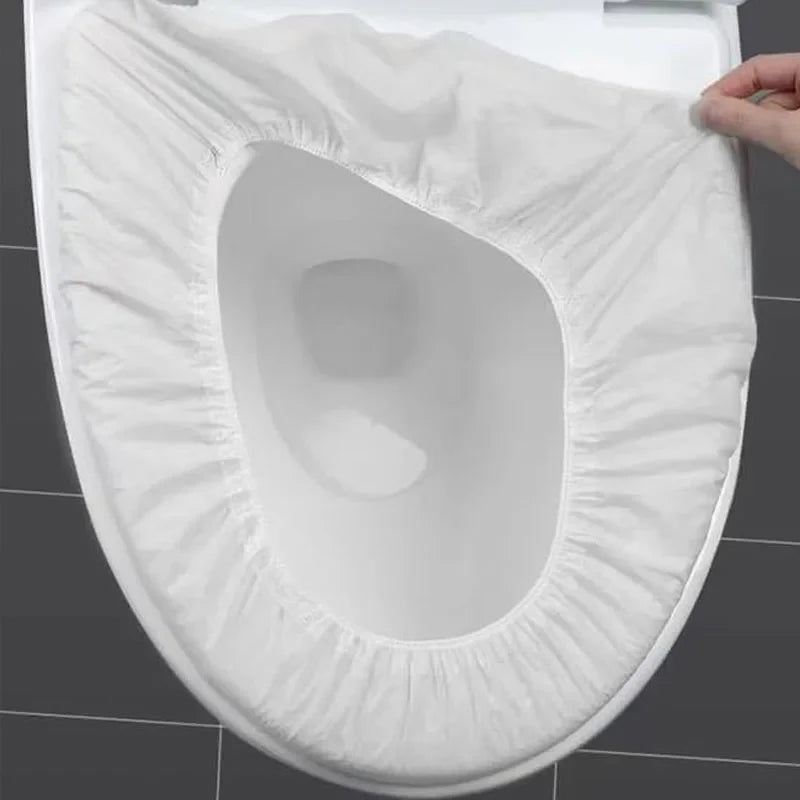 Disposable Waterproof Toilet Seat Covers – Non-Woven Fabric Seat Protectors for Travel, Hotels, Hospitals & Public Restrooms