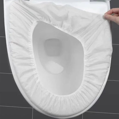 Disposable Waterproof Toilet Seat Covers – Non-Woven Fabric Seat Protectors for Travel, Hotels, Hospitals & Public Restrooms