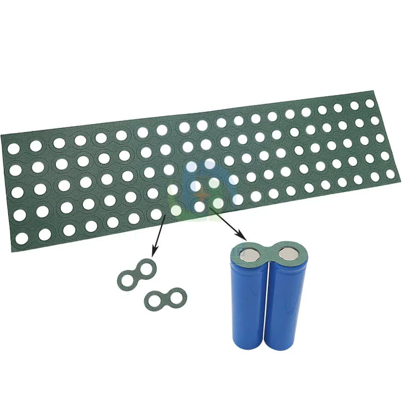 18650 Li-ion Battery Insulation Gaskets – Barley Paper Adhesive Pads for Lithium Cell Protection & Isolation