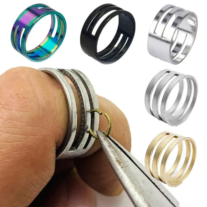 Jump Ring Opener Tool - 17/18/19mm Finger Ring Opening & Closing Tool for DIY Jewelry Making