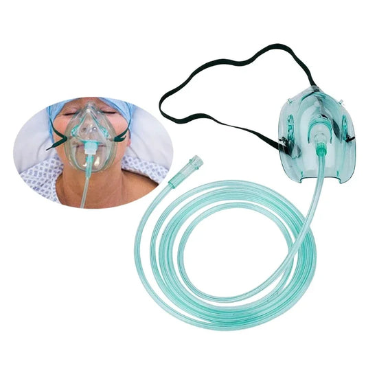 Oxygen Nebulizer Inhaler — Atomized Mask, Cup, and Tube for Children & Adults, Hospital and Home Respiratory Care
